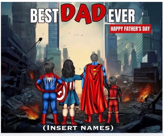 Custom superhero Father’s Day puzzles